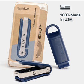 EDJY Fingernail Cutter side view showcasing ergonomic design