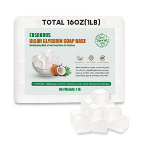EDSRDRUS Glycerin Soap Base 1LB unscented front view