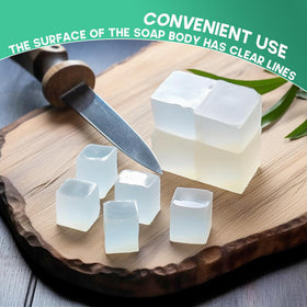 EDSRDRUS Glycerin Soap Base cubes arranged