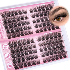 Eefofnn Wispy Lash Clusters front view packaging