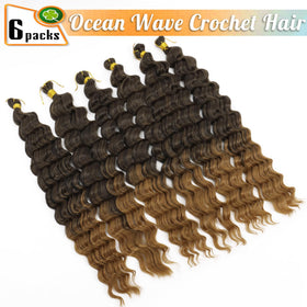 EERYA crochet hair showing multiple colour options