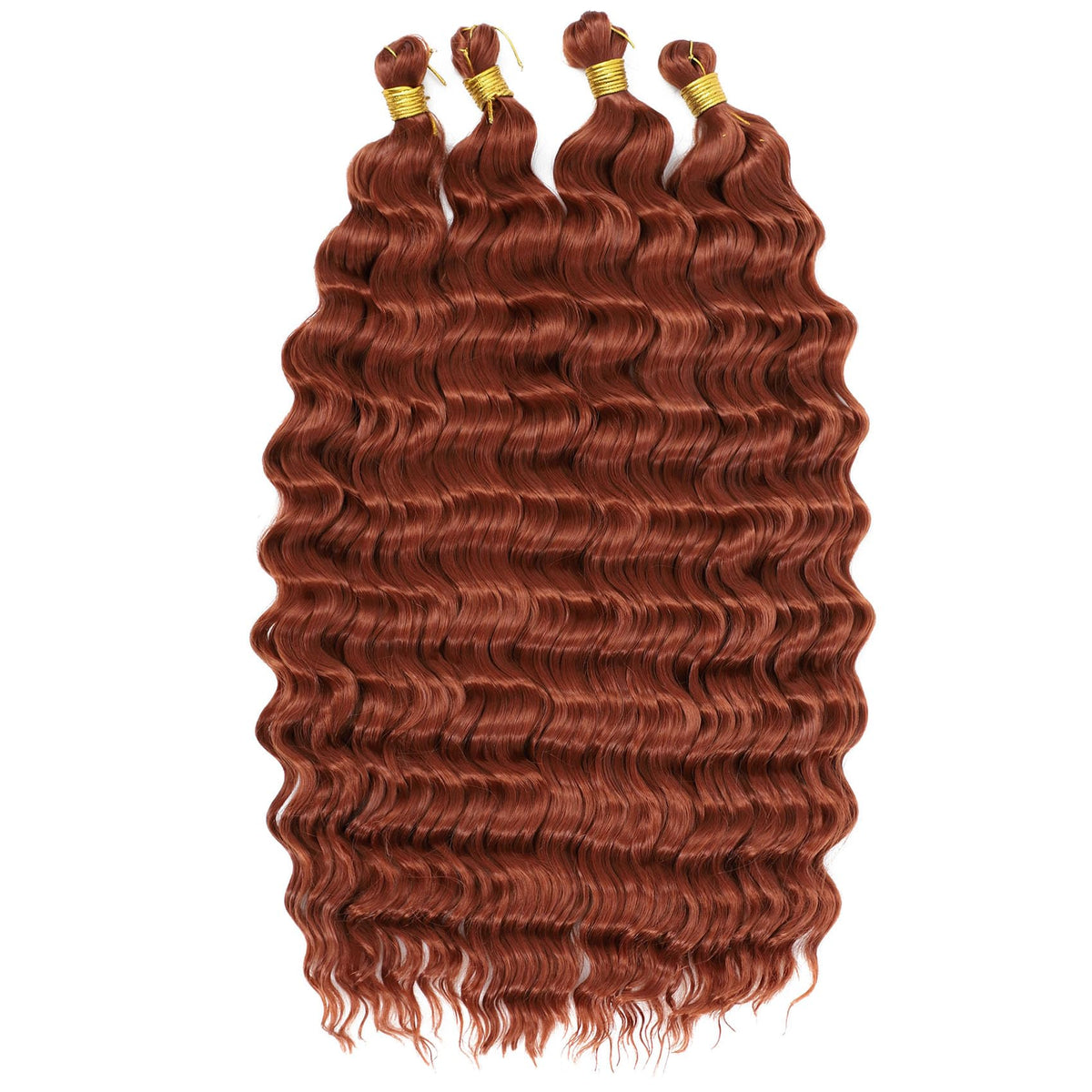 EERYA Long Curly Braiding Hair 18 Inch displayed with accessories