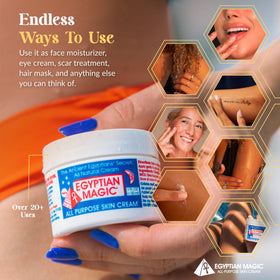 Egyptian Magic All Purpose Moisturizing Cream texture on hand