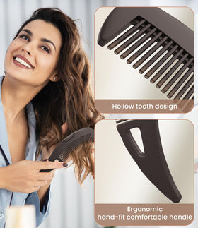 EHBELIF Dandruff Comb close-up of teeth