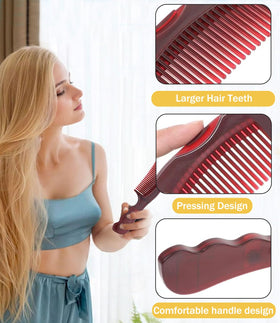 EHBELIF standard spacing comb with 2mm teeth for heavy buildup removal