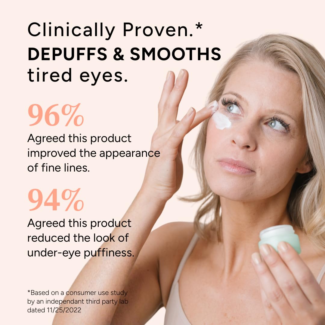 Eight Saints All In Eye Cream packaging with ingredients list