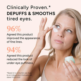 Eight Saints All In Eye Cream packaging with ingredients list