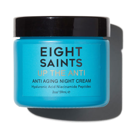 Eight Saints Night Cream 2oz front view with packaging