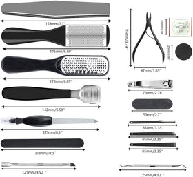 EKOCSIO foot clipper and cuticle pusher in storage box