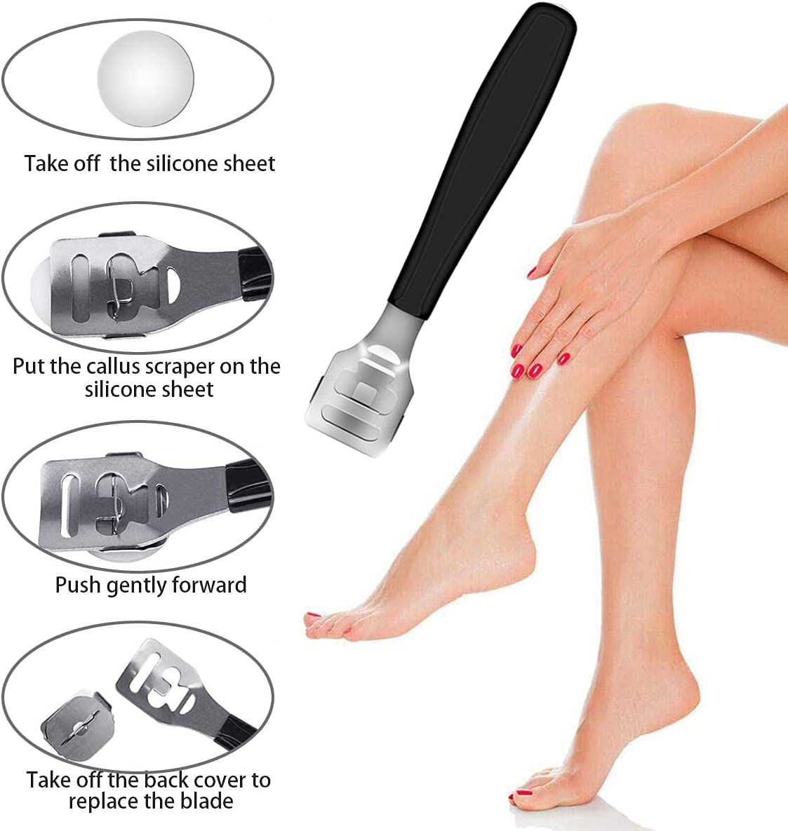 EKOCSIO foot file and callus remover side view