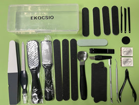 EKOCSIO portable pedicure kit for travel