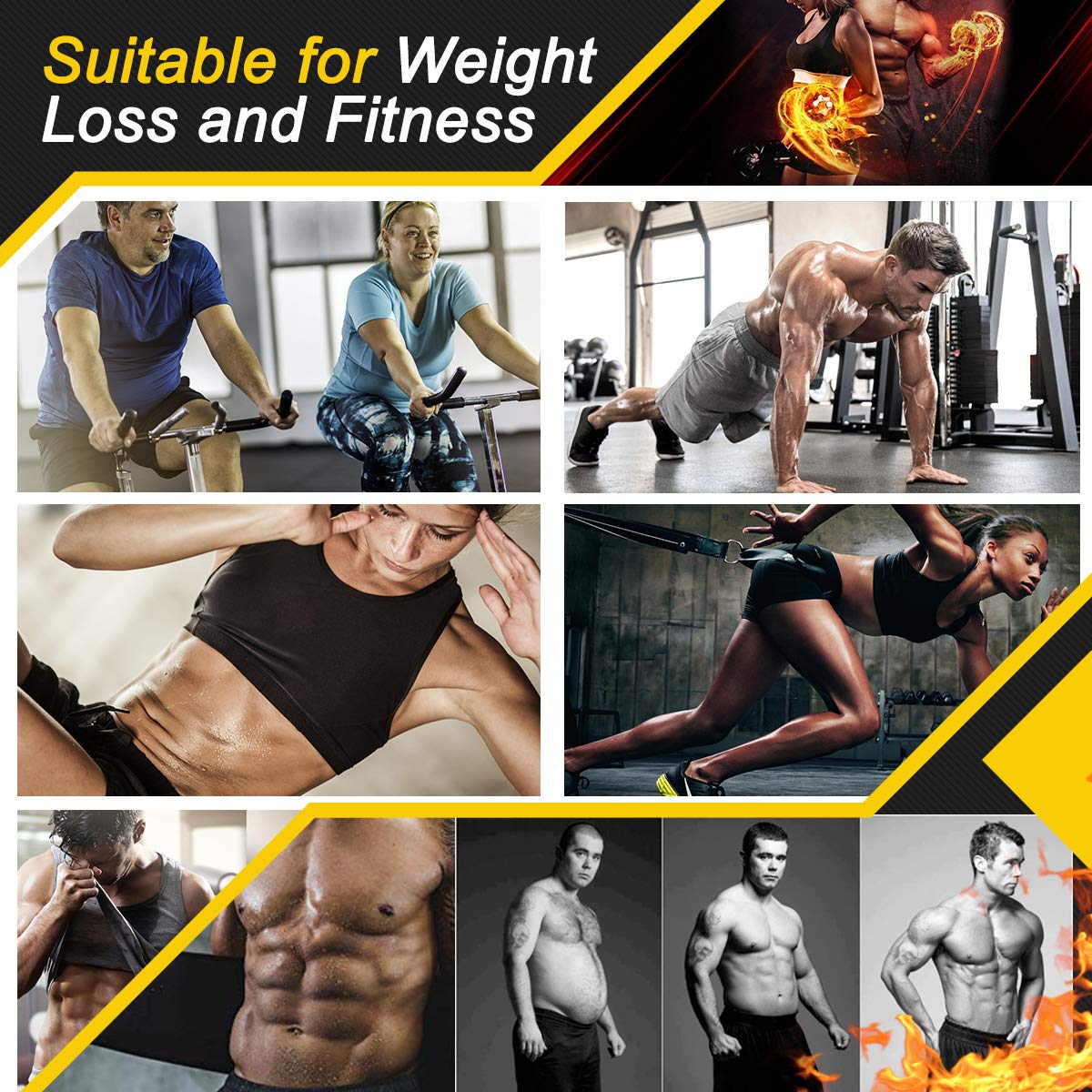 ELAIMEI Fat Burning Sweat Cream lifestyle scene with fitness gear