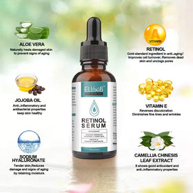 ELBBUB Vitamin C and Retinol Serum set displayed together