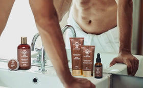 Elegant bag for LILY ROY Bath & Beard Gift Set