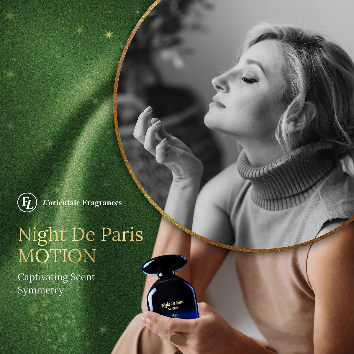 Elegant box packaging of LOrientale Fragrances Night De Paris