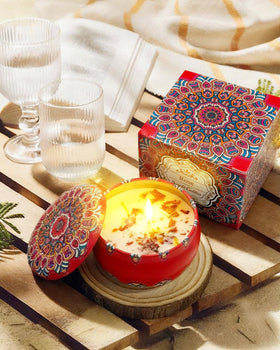 Elegant packaging of Coralogo Rose Spa Gift Basket