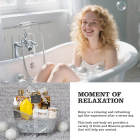 Elegant packaging of Saint Roy Bath & Body Gift Set