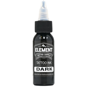 Element Tattoo Supply Greywash Ink Set 5 Shades 1oz on tattoo workstation