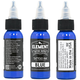 Element Tattoo Supply Ink Set 1oz red bottle with label