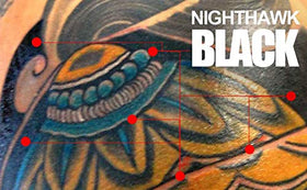 Element Tattoo Supply Nighthawk Black Ink 2oz with tattoo supplies