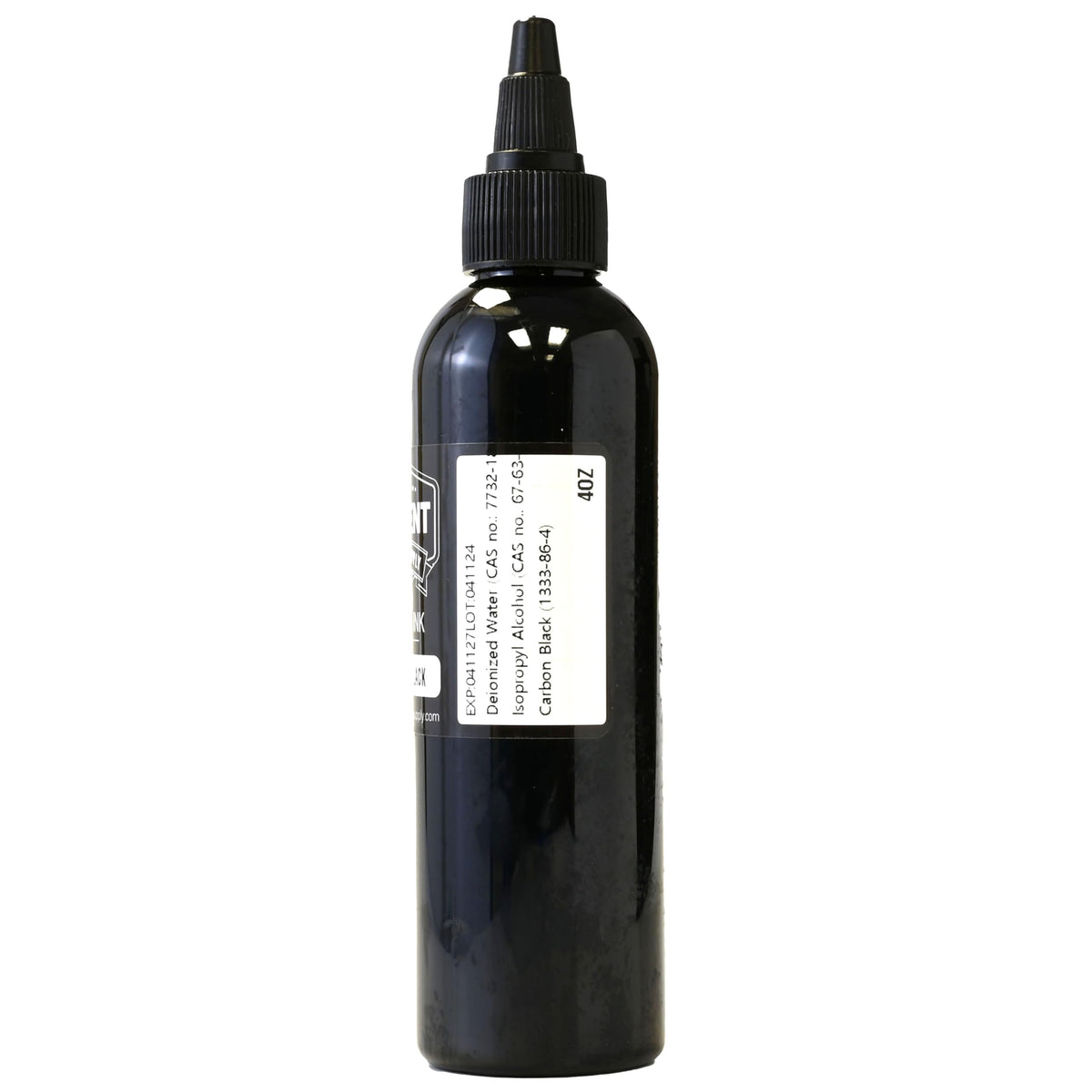 Element Tattoo Supply Nighthawk Black Ink 4oz bottle cap open