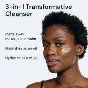 ELEMIS Pro-Collagen Black Cherry Cleansing Balm application on skin