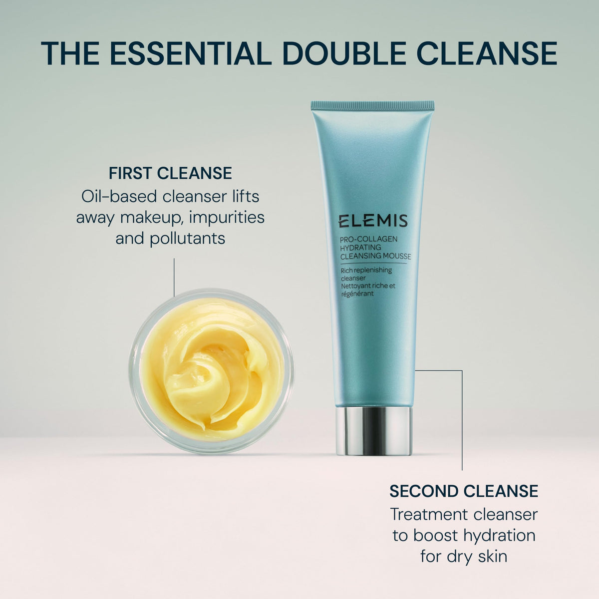 ELEMIS Pro-Collagen Black Cherry Cleansing Balm in use