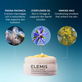 ELEMIS Pro-Collagen Cleansing Balm 100g with a damp cloth