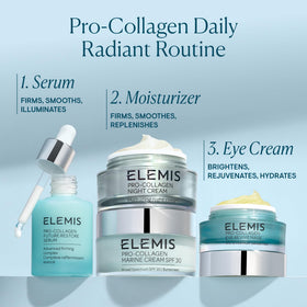 ELEMIS Pro-Collagen Night Cream 50ml on a bathroom shelf
