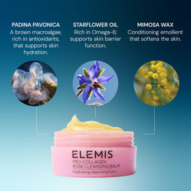 ELEMIS Pro-Collagen Rose Cleansing Balm application on skin
