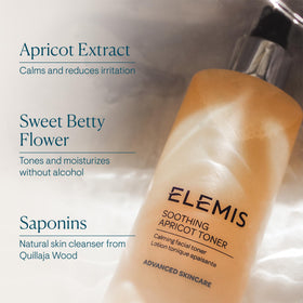 ELEMIS Soothing Apricot Toner 200ml lifestyle scene