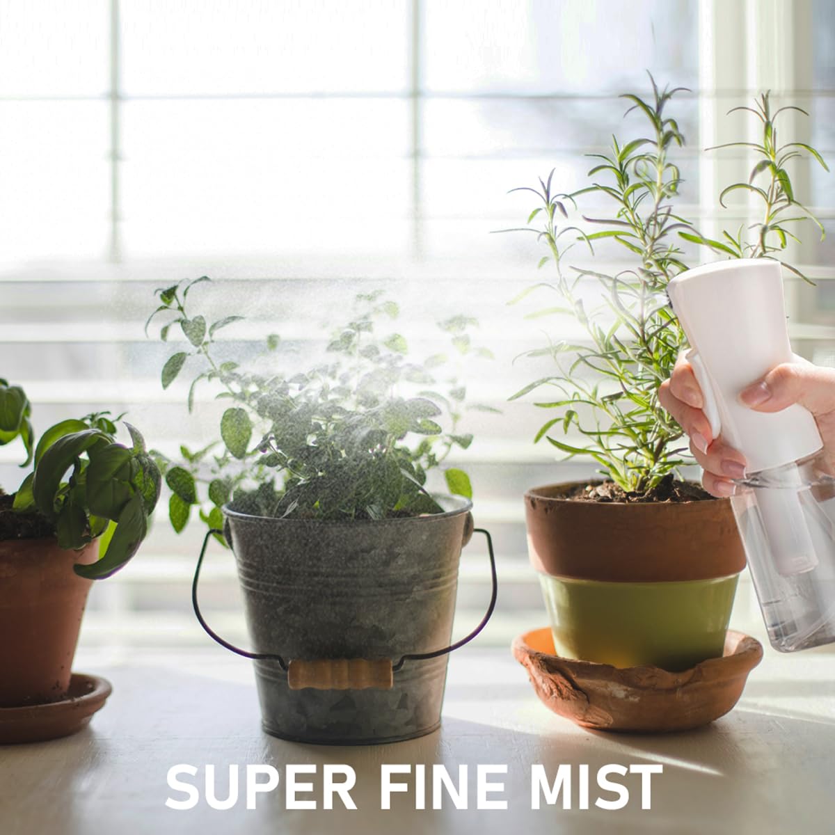ELEMSY Continuous Spray Bottle 360-degree spray nozzle