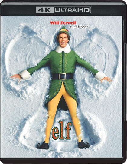 Elf Blu-ray movie cover featuring Buddy the Elf