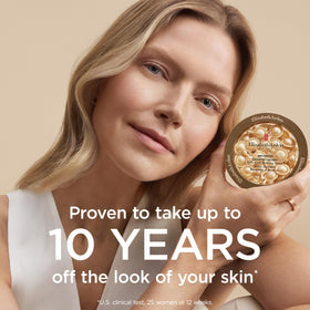 Elizabeth Arden ceramide capsule opened with serum visible