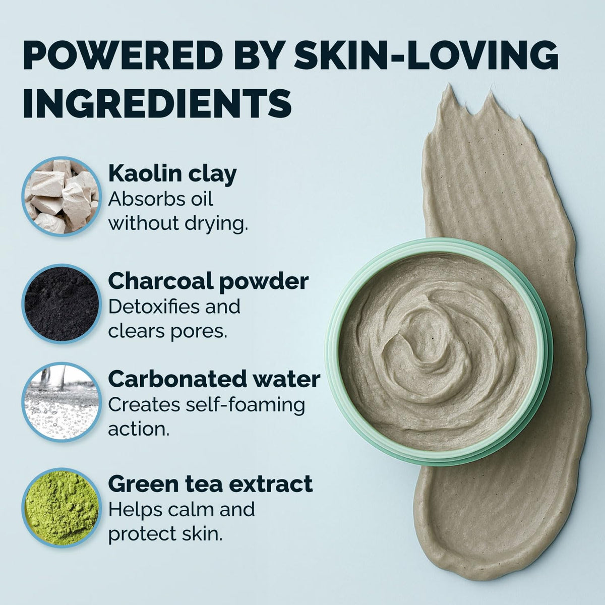 Elizabeth Mott Carbonated Bubble Detox Clay Mask in use