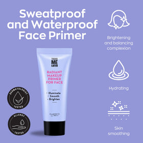Elizabeth Mott Thank Me Later Radiant Face Primer 30g back view