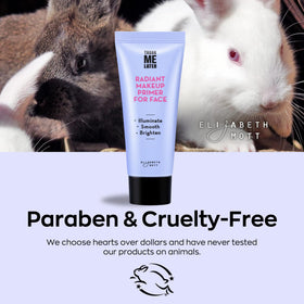 Elizabeth Mott Thank Me Later Radiant Face Primer application on skin