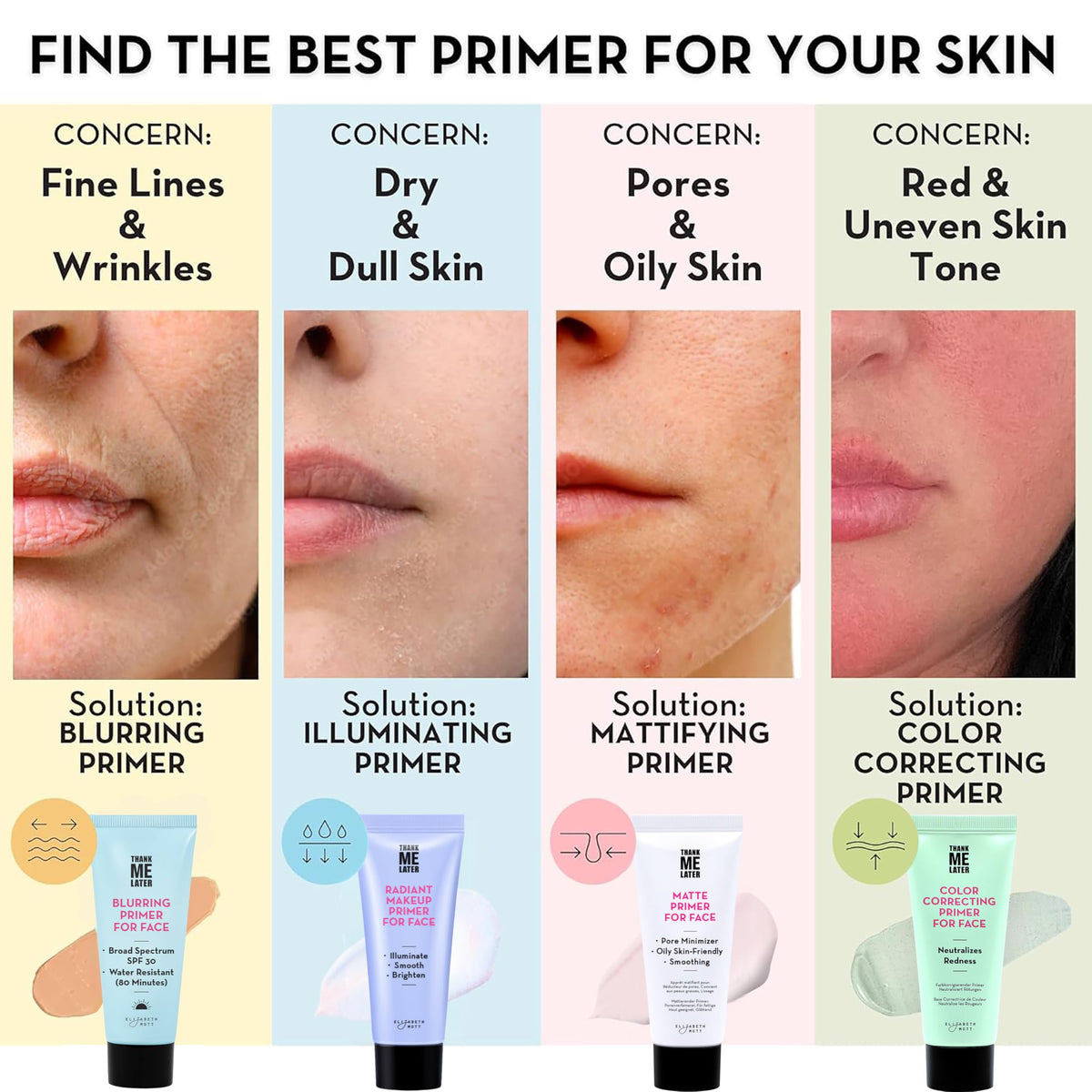 Elizabeth Mott Thank Me Later Radiant Face Primer lifestyle scene