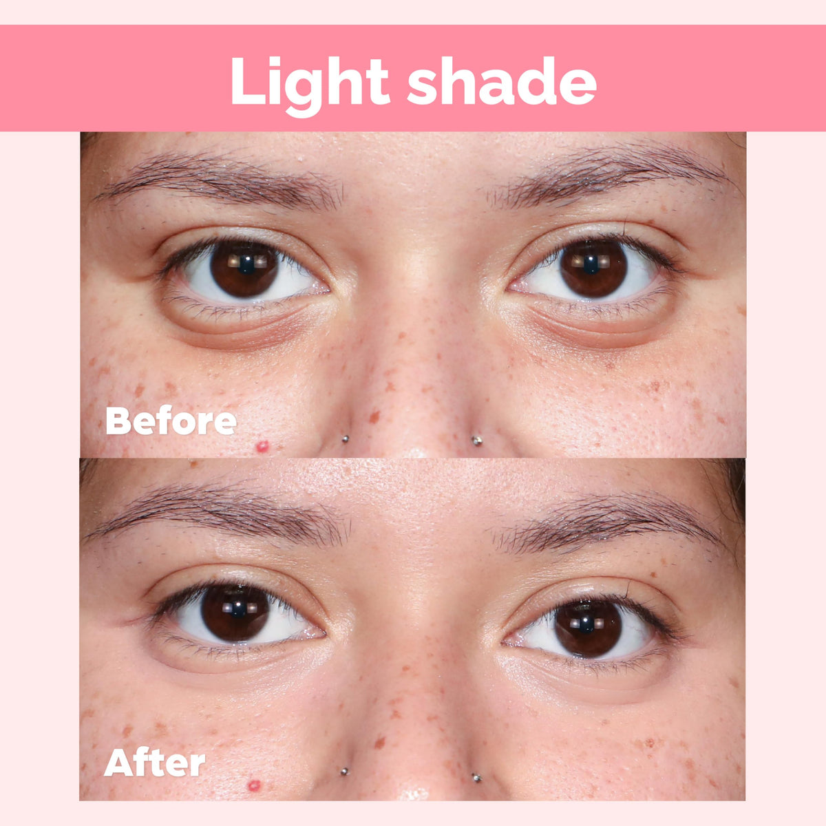 Elizabeth Mott Under Eye Brightener Base applied on skin