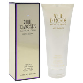 Elizabeth Taylor White Diamonds Body Lotion 6.8 oz side view