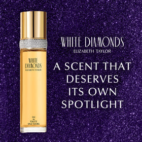 Elizabeth Taylor White Diamonds Eau de Toilette 1.7 fl oz on vanity