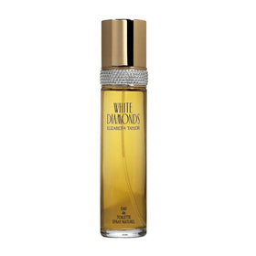 Elizabeth Taylor White Diamonds Eau de Toilette 3.3 fl oz bottle close-up