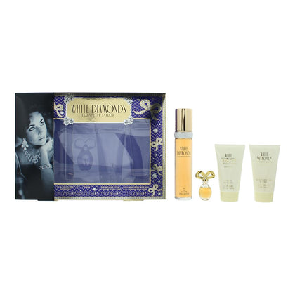Elizabeth Taylor White Diamonds Perfume Gift Set front view