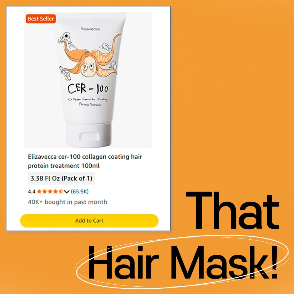 Elizavecca Cer-100 Collagen Hair 100ml texture close-up