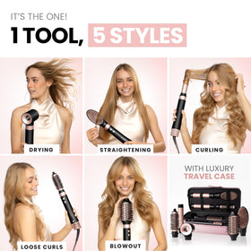 ELLA BELLA 6 in 1 Hot Air Styler with accessories
