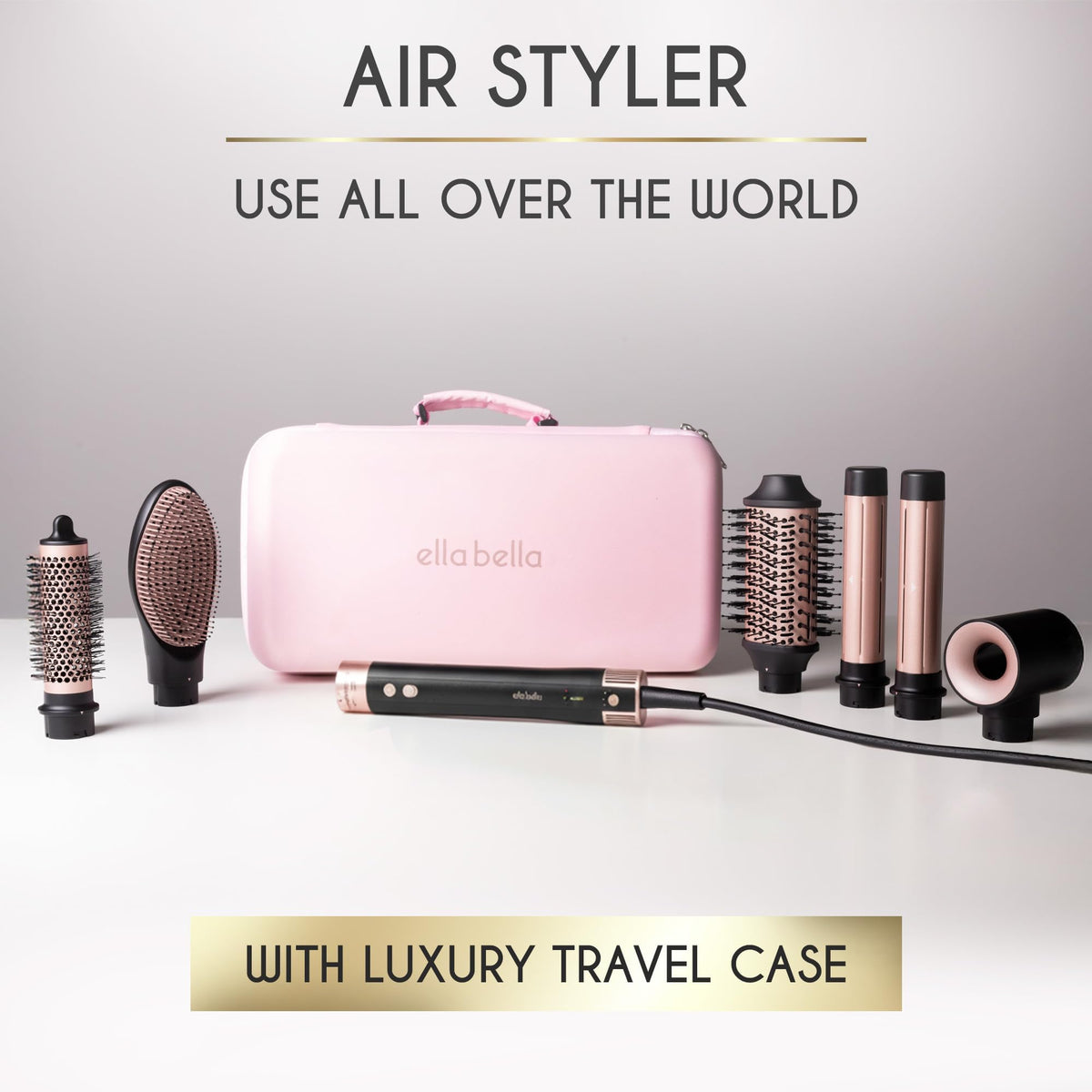 ELLA BELLA 6 in 1 Hot Air Styler with hair straightening brush
