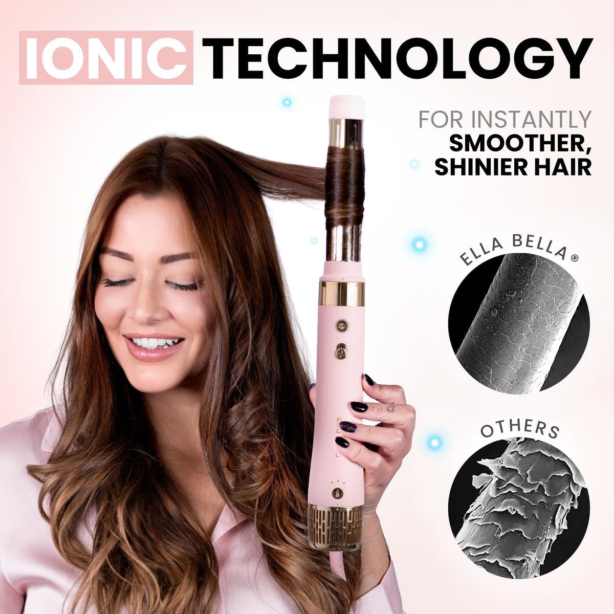 ELLA BELLA 6 in 1 Hot Air Styler with protective travel case