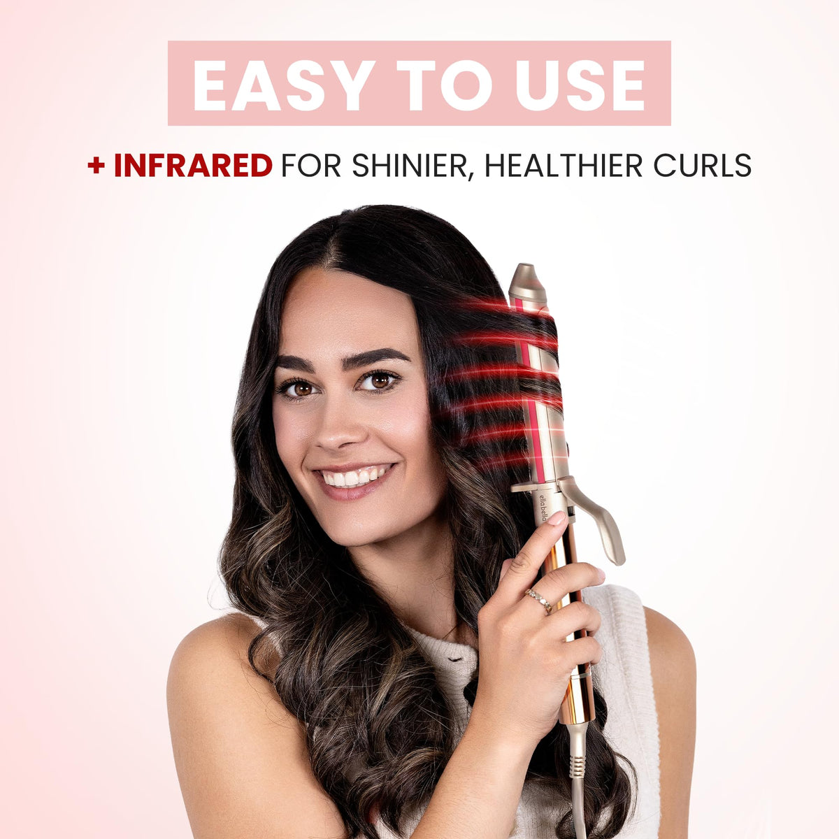 ELLA BELLA Curling Iron 1 Inch packaging front