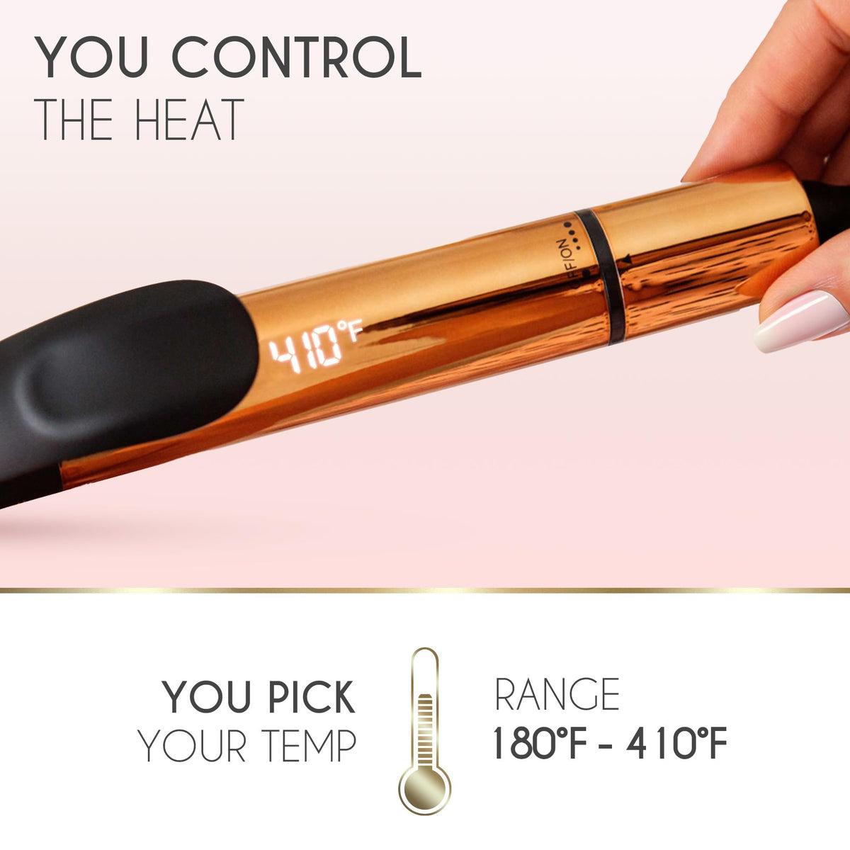 ELLA BELLA Curling Iron heat-resistant carry case