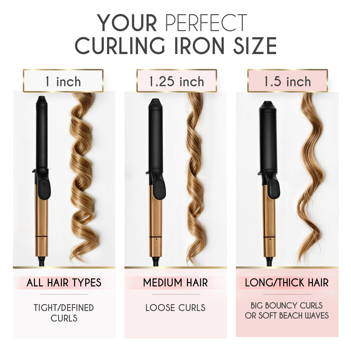 ELLA BELLA Curling Iron styling guide video screenshot